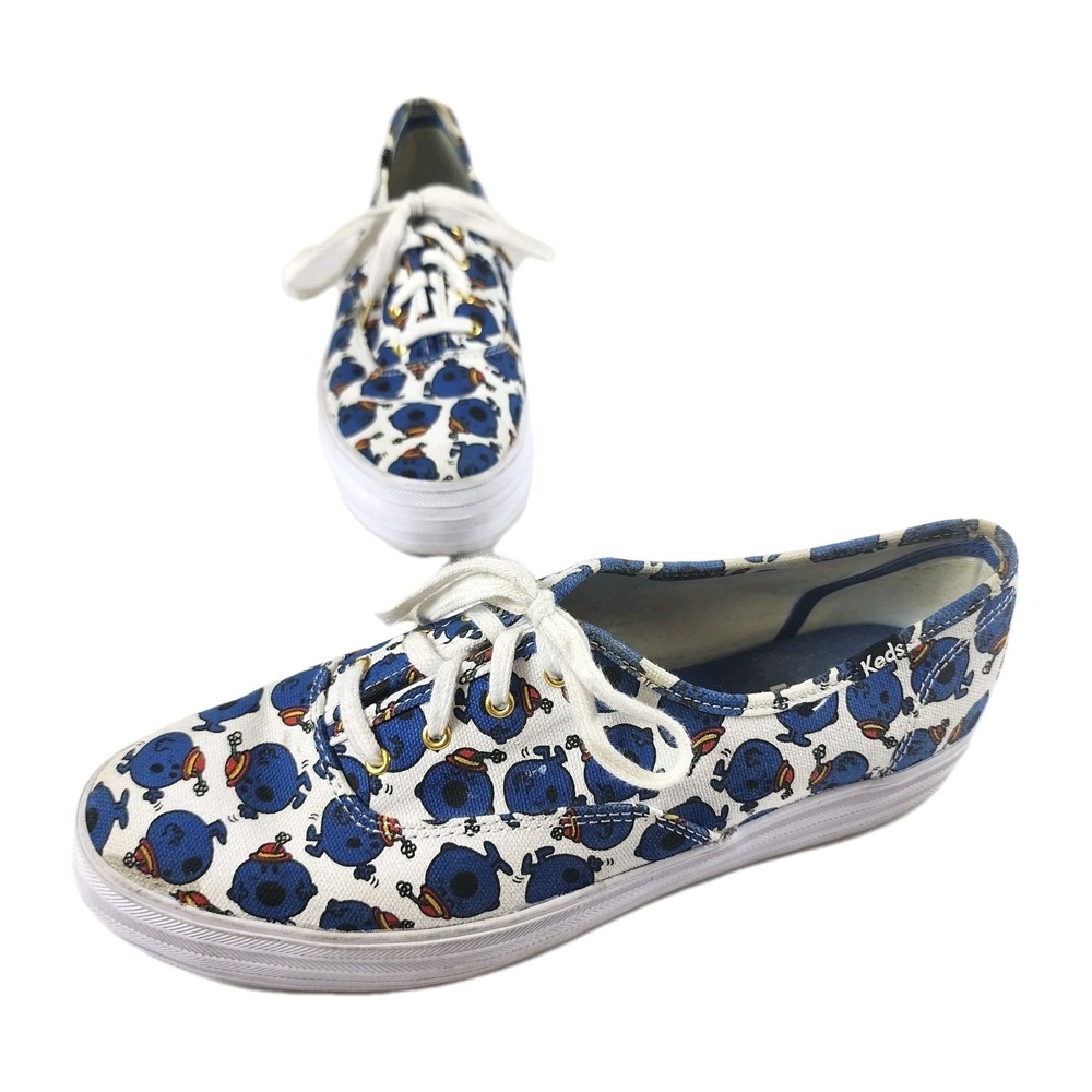Keds Little Miss Bossy Triple Deck‎ Womens Sneakers Shoes 10 Canvas Gold Eyelets